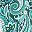Emerald Paisley Vines