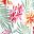 Orange Tropical Floral