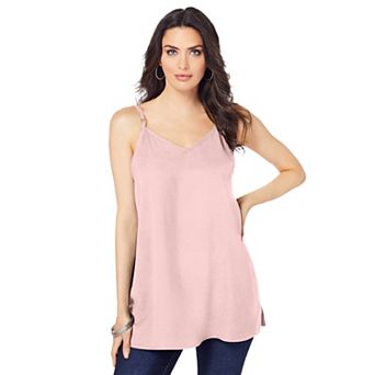 Roaman's Women's Plus Size V Neck Cami