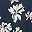 Navy Tossed Blossoms