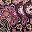 Claret Paisley Print