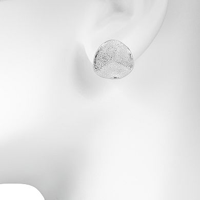 Emberly Organic Circular Shaped Stud Earrings