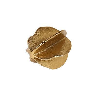 Everyday Decor Segmented Metal Orb Table Decor