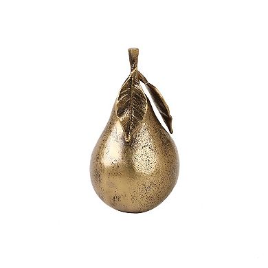 Everyday Decor Brass Pear Table Decor