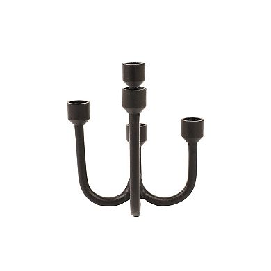 Everyday Decor Matte Black Candelabra