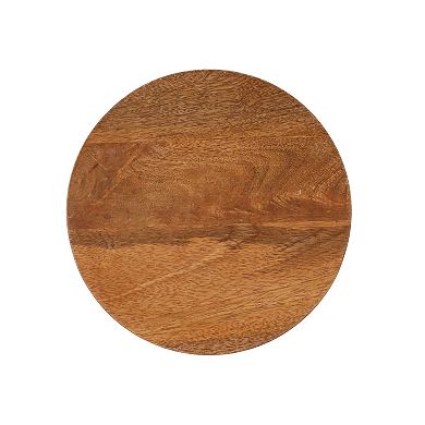 Everyday Decor Mango Wood Footed Tray