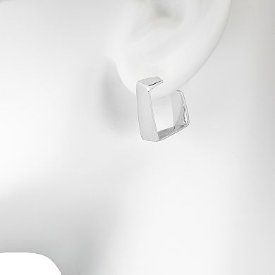 Emberly Square Shaped Hoop Earrings