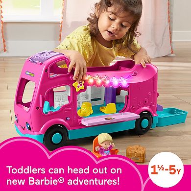 Fisher-Price Little People 2-Figure Barbie Little Dreamcamper RV Playset
