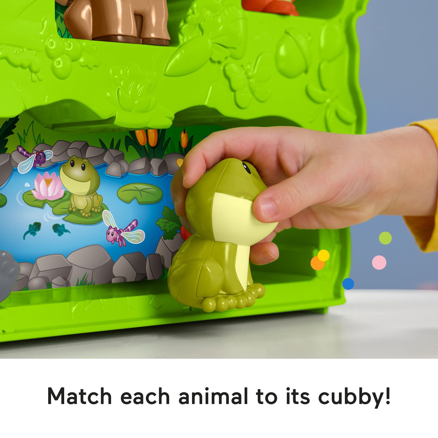 Детский игровой набор Fisher-Price Little People 9 pc Forest Friends Carry Case Toddler Playset — фото 5