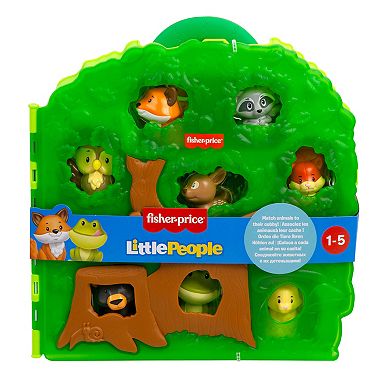 Fisher-Price Little People 9-Piece Forest Friends Carry Case Toddler Playset
