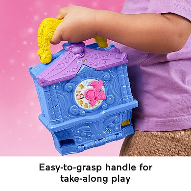 Disney Princess Cinderella 2-Figure On-the-Go Playset for Toddler Pretend Play by Fisher-Price Little People
