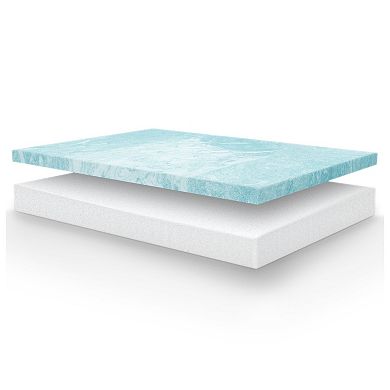 Vibe Heather Gray 8" Gel Memory Foam Mattress