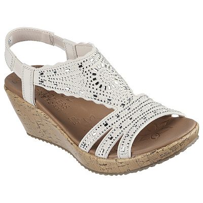 skechers beverlee skechers white platform sandals