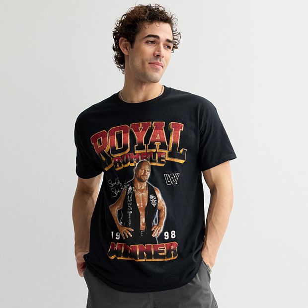 Men's WWE Stone Cold Steve Austin Royal Rumble Graphic Tee