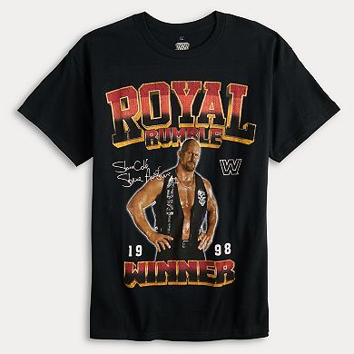 Men's WWE Stone Cold Steve Austin Royal Rumble Graphic Tee
