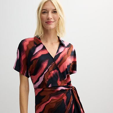 Women's Nine West Dolman Midi Dress