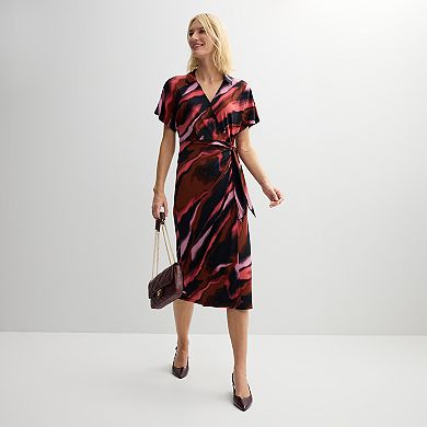 Women's Nine West Dolman Midi Dress