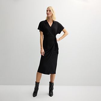 Women's Nine West Dolman Midi Dress
