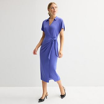 Women's Nine West Dolman Midi Dress