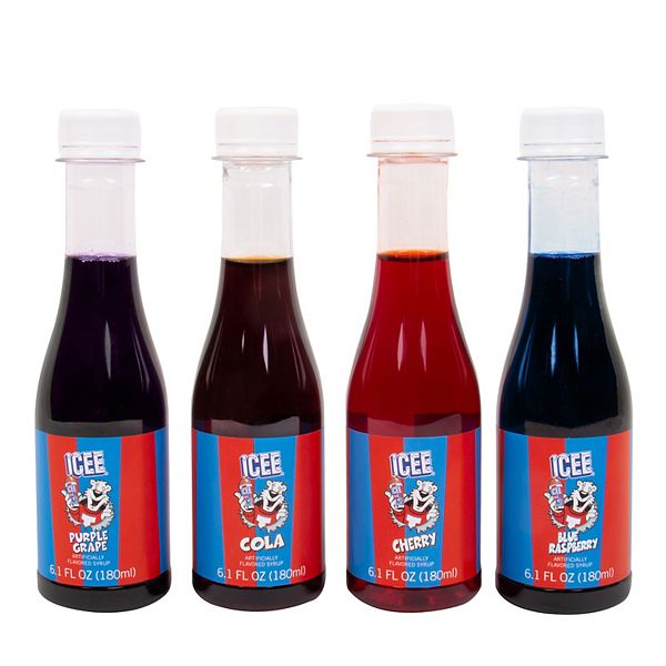 Icee 4-Pack Slushie Flavor Syrups Set