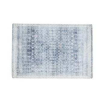 Madelinen Vintage Boho Print Area & Washable Accent Throw Rug