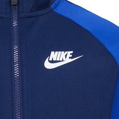 Boys 4-7 Nike Swoosh Taping Tricot Jacket & Pants 2-Piece Set
