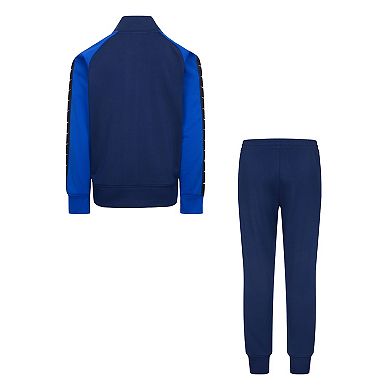 Boys 4-7 Nike Swoosh Taping Tricot Jacket & Pants 2-Piece Set