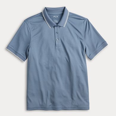 Men's FLX Texture Tipped Polo