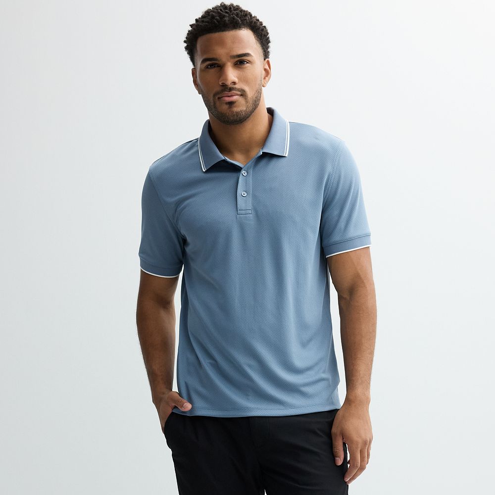Men's FLX Texture Tipped Polo