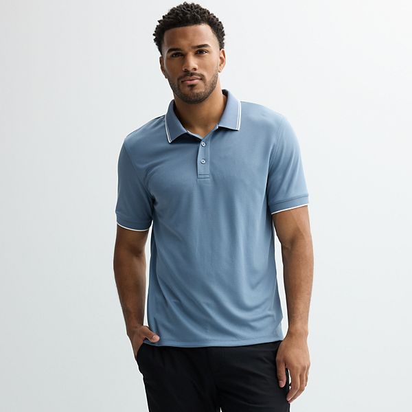 Men's FLX Texture Tipped Polo