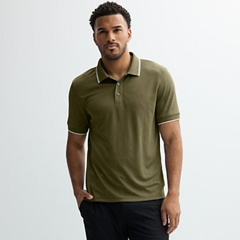 Men's FLX Texture Tipped Polo
