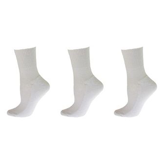 Diabetic/arthritic Cushioned Cotton Ankle Socks 3 Pack Women Socks