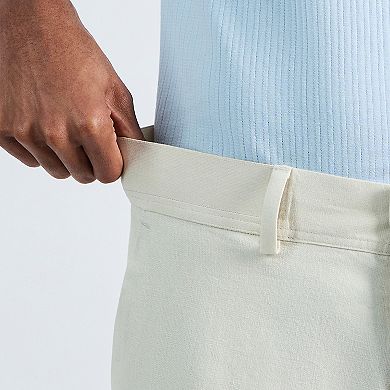 Men's Haggar® Comfort Luxe Straight-Fit Flat Front Linen Pants