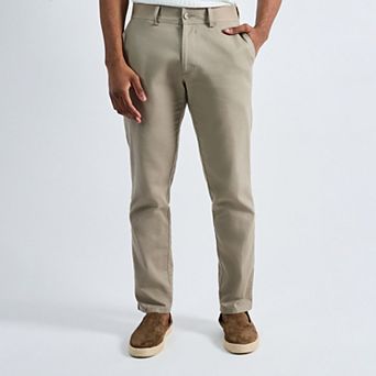 Men's Haggar® Comfort Luxe Straight-Fit Flat Front Linen Pants