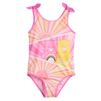 Girls Care Bears One-Piece Swimsuit