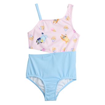 Girls Bluey One-Piece Swimsuit