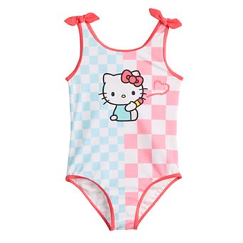 Girls Hello Kitty One-Piece Swimsuit