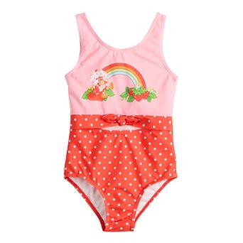 Girls Strawberry Shortcake One-Piece Swimsuit