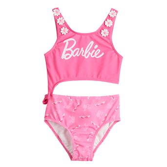 Girls Barbie Monokini Swimsuit