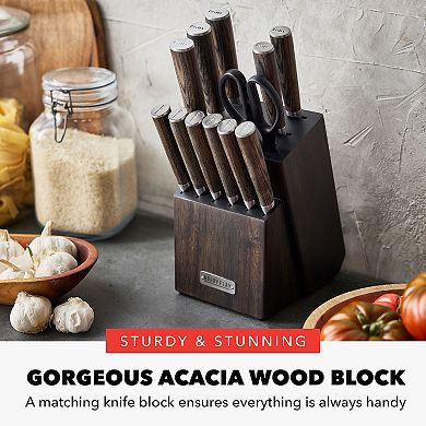 Bobby Flay by GreenPan Stainless Steel 13-Piece Knife Block Set