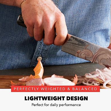 Bobby Flay by GreenPan Stainless Steel 2-piece Santoku Knife Set