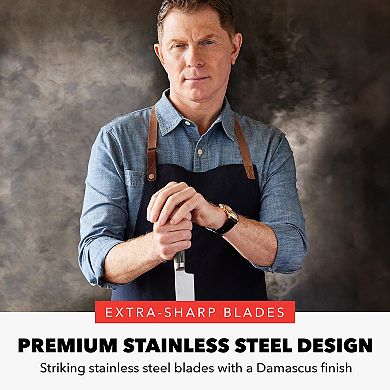 Bobby Flay by GreenPan Stainless Steel 2-piece Santoku Knife Set
