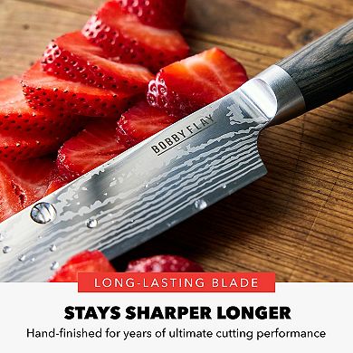 Bobby Flay by GreenPan Stainless Steel 8" Chef's Knife with Sheath