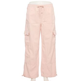 Juniors' Plus Size SO® High-Rise Pull-On Cargo Baggy Pants