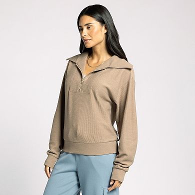 Women's Thread & Supply Cozy Half-Zip Long Sleeve Pullover