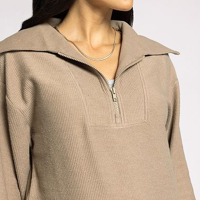 Women's Thread & Supply Cozy Half-Zip Long Sleeve Pullover