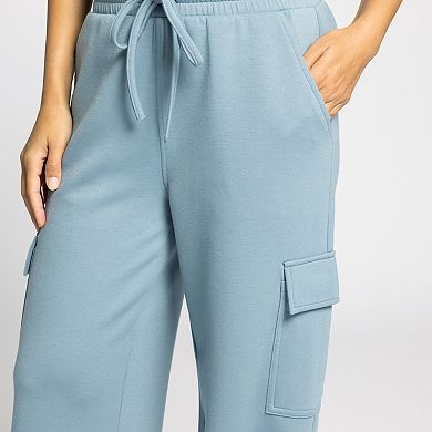 Women's Thread & Supply Straight-Leg Cargo Sweatpants