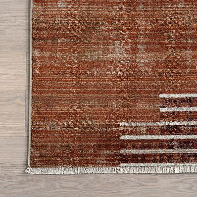 nuLOOM Vanita Transitional Southwestern Fringe Area Rug