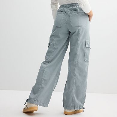 Juniors' SO® High-Rise Baggy Cargo Pants