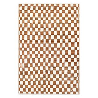 nuLOOM Dominique Abstract Checkered Fringe Area Rug
